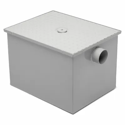 ZURN Grease Interceptor: 50 lb Capacity, 25 gpm Flow Rate, 19 7/8 in Overall Wd - Grease Interceptors