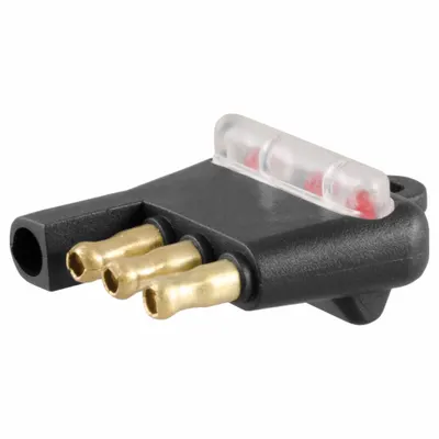 CURT Automotive Electrical Plug: 4-Way, Plastic, Trailer and Tow Vehicle (MPN 58260) - Fleet and Vehicle Maintenance