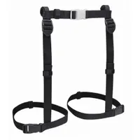 Thigh straps designed to secure a personal flotation device to the wearer's legs, preventing ride-up in water. Suitable for use with various PFDs in marine and water safety applications