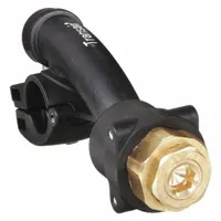 TRANSAIR Push-Fit Fitting: 1 in OD x 1/2 in Pipe Size, Push-to-Connect x FNPT, Polyamide, Black (MPN 6663 25 22)