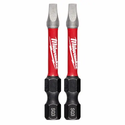 MILWAUKEE Power Bit: Power Bit, Imperial, #3 Bit Size, S3 Bit Industry Size, Std - Impact Bits