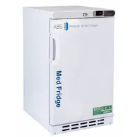 AMERICAN BIOTECH SUPPLY Lab Refrigerator: 2.5 cu ft, Undercounter, 2°C to 7°C, 22 3/4 in Overall Dp (MPN PH-ABT-HC-UCBI-0204)