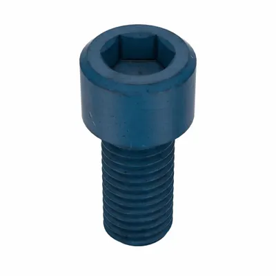 METRIC BLUE Socket Head Cap Screw: M12x1.75 Thread Size, 25 mm Lg, Std, Blue Phosphate - Metric System Standard Socket Head Cap Screws