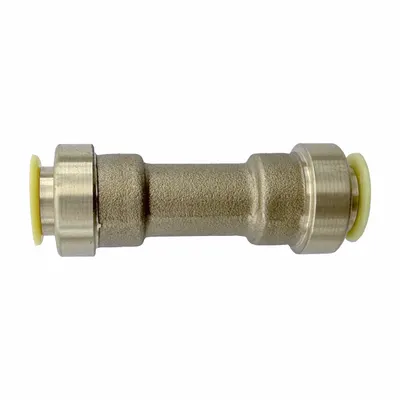 QUICKFITTING Removable Brass Push-to-Connect Tube Fitting - Removable Brass Push-to-Connect Tube Fittings
