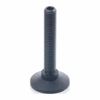 JW WINCO Male-End Leveling Mount: Swiveling Stud, M12 Thread Size, 25 mm, 3.5 kN Capacity (MPN 638-25-M12-34-ST)