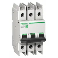 SCHNEIDER ELECTRIC IEC Miniature Circuit Breaker: 45 A Amps, 14kA at 120/240V AC, Screw Clamp, C (MPN M9F42345)