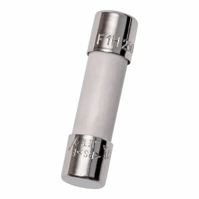 MERSEN Fuse: GSD Series, Fast-Acting, 8 A, 250 V AC, Non-Indicating - Fast-Acting Cylindrical Fuses