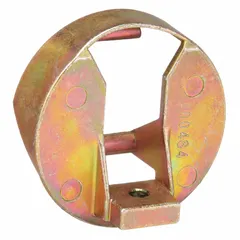 This MOEN handle adapter is a replacement part for Moen faucets, constructed from cast brass with a chrome finish. It is used to repair or replace the handle mechanism in residential and commercial plumbing maintenance.