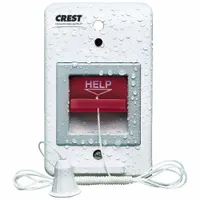 CREST HEALTHCARE SUPPLY Pullcord Station: 2 3/4 in Overall Wd, 28V DC, 6132C