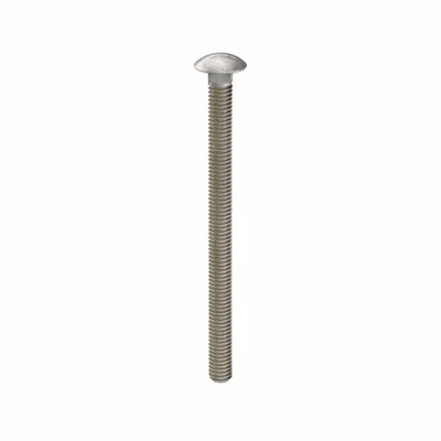 USA INDUSTRIALS Carriage Bolt: Square Neck, 5/16"-18 Thread Size, 4 1/2 in lg, Stainless Steel - 316 Stainless Steel Square Neck Carriage Bolts