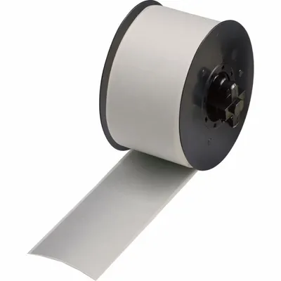 BRADY Continuous Label Stock: Tamper Indicating Footprint 'Checker Board' Pattern - Brady Checkerboard Footprint Tamper-Indicating Continuous Label Rolls