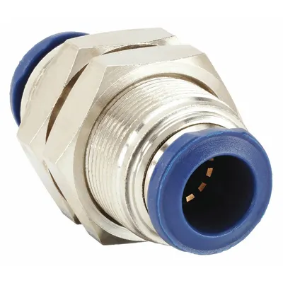 AIGNEP USA Nickel-Plated Brass Push-Fit Union Fitting - Nickel-Plated Brass Tube Fittings