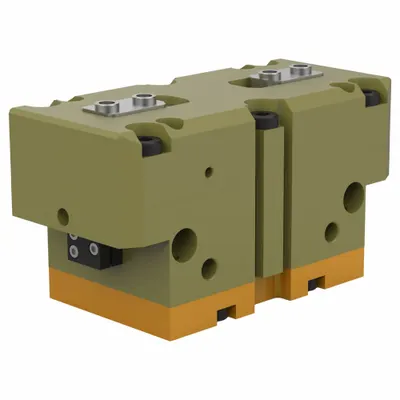ROBOHAND Parallel Jaw Gripper: 16 mm Stroke Lg, 29 psi to 100 psi, 100 psi Max Op Pressure - Heavy-Duty Parallel Grippers