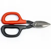 CRESCENT WISS Straight Pattern Tinner Snips,7": Straight, 7 1/4 in Overall Lg, 1 1/2 in Cutting Lg (MPN WDF7S)