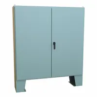 HAMMOND Electrical Enclosure: Steel, 72 in x 72 in x 17 in, NEMA 12, w/Panel, Solid Cover, Hinged (MPN 1422F16F)