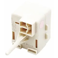 This start device provides the electrical boost needed to start the compressor motor in refrigerators and freezers. It is a replacement part for Electrolux refrigeration systems.
