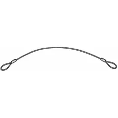 Nylon lanyard with a 3/4 in loop size and 6 in overall length. Supplied in a 5-pack. Used to secure hand tools at height, reducing the risk of dropped objects in elevated work areas.
