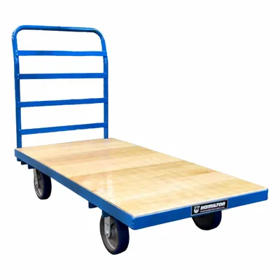 HAMILTON Platform Truck: 2,000 lb, 60 in L x 30 in W x 11 3/4 in H Deck - General Purpose Wooden-Deck Platform Trucks