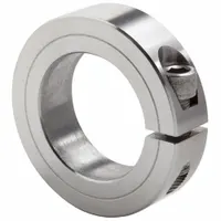 CLIMAX METAL PRODUCTS Shaft Collar: 1-Piece, Inch, Round, Clamp-On, 2 3/16 in Bore Dia, 303 (MPN 1C-218-S)