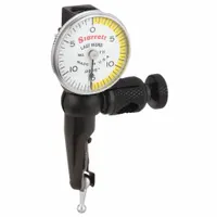 STARRETT Swivel-Head Dial Test Indicator: 0 in to 0.03 in, Swivel Head, Inch, 0.001 in (MPN 711LCSZ)