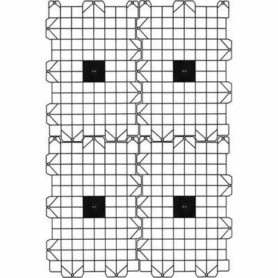 ATTIC DEK Attic Plastic Flooring: Unassembled, Modular, 1 1/8 in x 24 in x 16 in - Low-Profile Interlocking Plastic Dunnage Racks