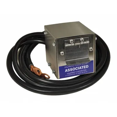 ASSOCIATED EQUIP Polarized Socket Box: Plug-In, 20 ga - Plug-In Booster Cable Socket Boxes