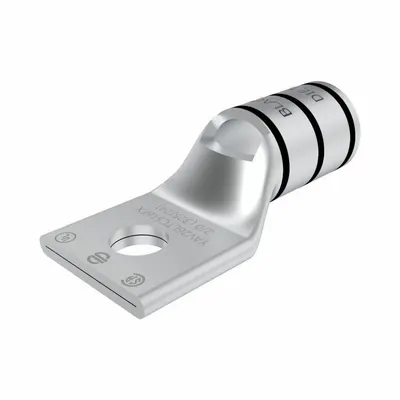 BURNDY Compression Lug: 5/16 in Stud Size, 2/0 AWG – 2/0 AWG For Wire Sizes, Stranded Wire Type - One-Hole Compression Lugs