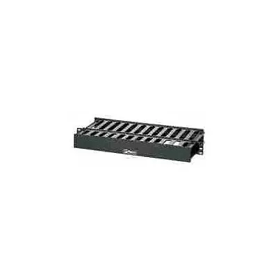 PANDUIT Dual Side Horizontal Finger Manager: Horizontal, 1 U, Dual Side Sides - Horizontal Finger-Style Cable Managers