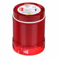 DAYTON Tower Light Module: Flashing, 120V AC, Red, 50 mm Overall Dia, 2 3/4 in Overall Ht