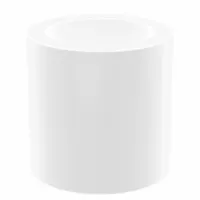 OILITE Sleeve Bearing: PTFE, 3/8 in Bore, 1/2 in OD, 1/2 in Overall Lg, White, -325°F to 500°F, 5 PK (MPN VS-0608-04B)