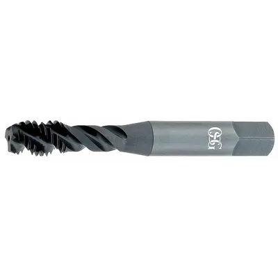 OSG Spiral Flute Tap: #6-32 UNC, H7 / 2B, 3 Flute, Modified Bottoming Chamfer (MPN 2917500) - General Purpose Spiral-Flute Taps