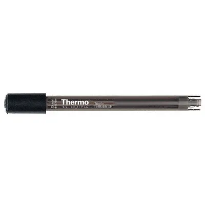 THERMO SCIENTIFIC Electrode: 9157BNMD, pH, 0 to 14 pH, Flat, 1 m Cable Lg, BNC/Mini-DIN - pH Laboratory Electrodes, Probes & Sensors
