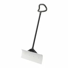 APPROVED VENDOR Snow Pusher, 24 in Blade Width, 9 in Blade Length, 46 in Handle