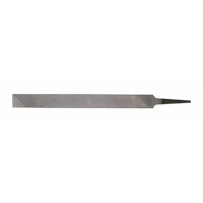 NICHOLSON Machinists File: Rectangular, Smooth Cut, 12 in Lg without Tang, 1 1/8 in Wd - Tapered Single-Cut Rectangular Files