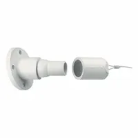 Single Pole Receptacle: White, Straight Ball Nose Mating, Threaded Stud Termination, 600V AC/600V DC (MPN 22R26-W)