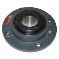 SEALMASTER 4 Bolt Flange Bearing: Tapered Roller, 1 15/16 in Bore, Cast Iron, Set Screws, Circular (MPN RFP 115)