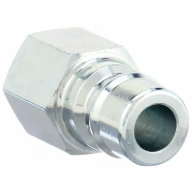 SNAP-TITE Hydraulic Quick Connect Hose Coupling: 1/4 in, Steel, 14.38 lpm Max. Flow Rate - H Series Hydraulic Quick-Connect Coupling Plugs