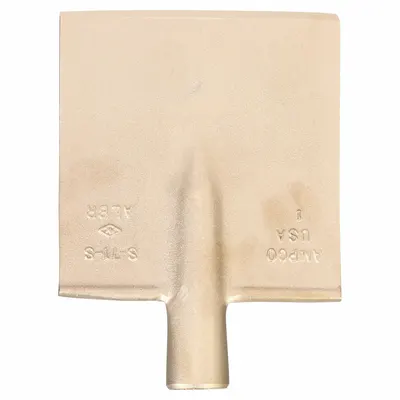 AMPCO Scraper: Bld. Mat. Aluminum Bronze, Stiff, Straight Bld. Shape - Long-Reach Scrapers