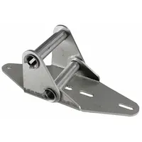 AMERICAN GARAGE DOOR SUPPLY Garage Door Hinge: Stainless Steel, 7 1/2 in Leaf Ht, Rounded, 2 PK (MPN HS712)