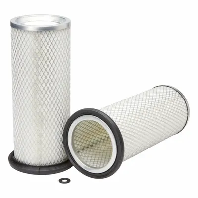 FLEETGUARD Air Filter: Round-Oval, Round, Axial Seal, 6 13/32 in Outside Dia - Round/Oval Engine Air Filters