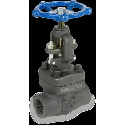 SHARPE Globe Valves: For Steam Media, Carbon Steel, 3/8 in Pipe Size, Socket x FNPT - Carbon Steel Straight-Body General-Service Globe Valves