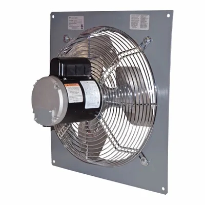 CANARM Exhaust Fan: Direct Drive, 20 in Blade, 1/3 hp, 2,420 cfm_3,640 cfm, 115V AC - Standard Direct-Drive Panel Exhaust Fans