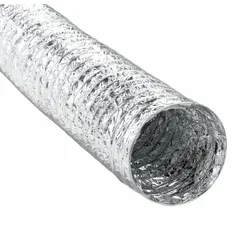 APPROVED VENDOR 60584 Non-Insulated Air Connector, 6 in Dia, 25 ft Lg, Aluminum