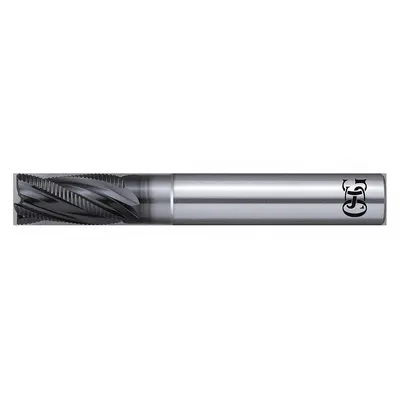 OSG Roughing End Mill: Carbide, WXL Coated, 4 Flute, 5/8" Mill Dia, 1-1/4" LOC - Fast-Cutting Corner-Chamfer Carbide Roughing End Mills for Hardened Materials