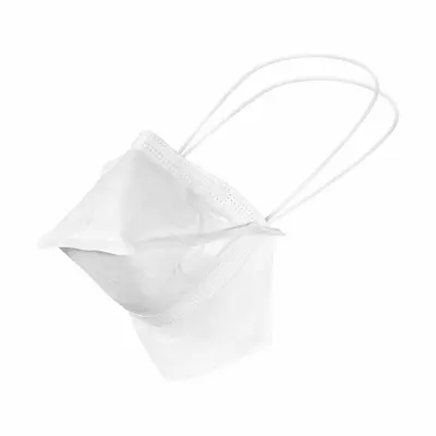 KIMTECH Disposable Respirator: Dual, Non-Adj, Metal Nose Clip, Fabric/Polyethylene - ISO 3, Class 1 Masks