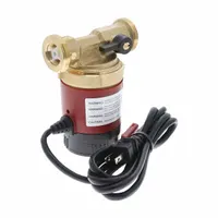 Circulating Pump: 115/230V AC, Brass, 1, 1 gpm, 5 ft Max. Head, 4 11/32 in Face to Face, Inline (MPN 98420224)