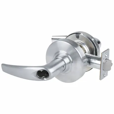 SCHLAGE ALX50B ATH 626 Office Lever Lockset, Chrome, ADA Compliant, SFIC - Office Lever Locksets