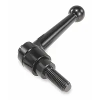 KIPP Adjustable Handle: Zinc w/ Steel Thread, M10, 79 mm Lg (MPN K0116.3101X40)
