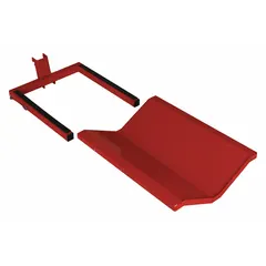 Steel straight fork lifting attachment for MAGLINER Modular Stackers and Platform Lifts. Rated for 350 lb capacity. Used for handling pallets or platforms in material handling tasks.