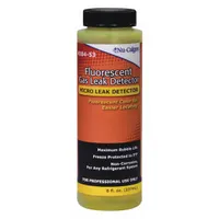 NU-CALGON Fluorescent Gas Leak Detector: 8 oz, Dauber Bottle, 5°F to 225°F Temp. Range, Yellow (MPN 4184-53)